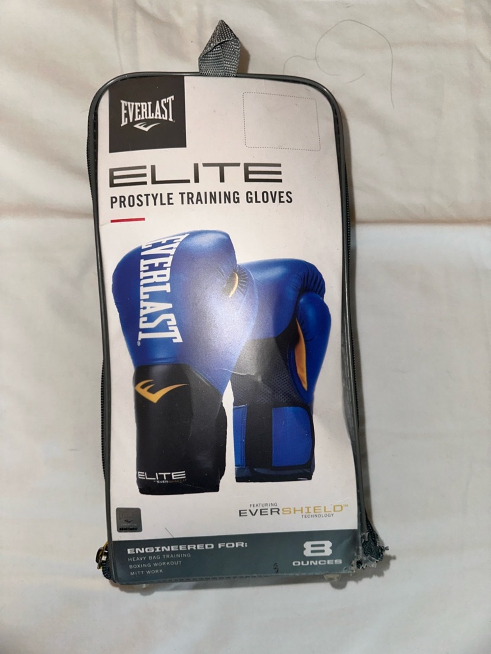 Everlast Elite Pro Style Training Gloves 8 Ounces Boxing Workout Fitness Strong